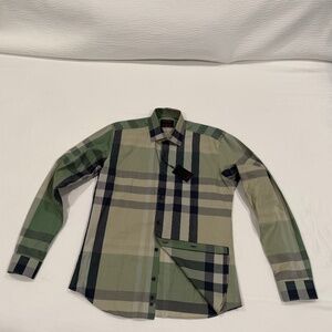 Jared Lang After Hours Plaid Slim Fit Shirt Size M NWT